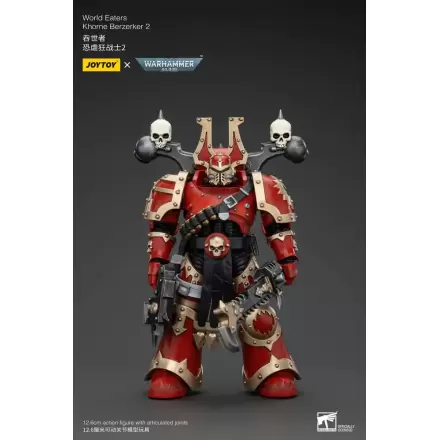 Warhammer 40k Action Figure 1/18 World Eaters Khorne Berzerker 2 13 cm termékfotója