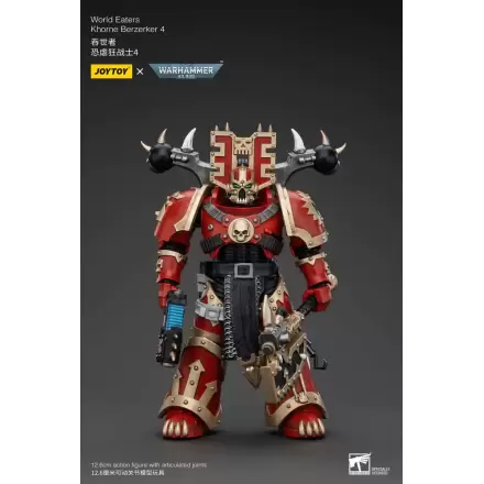 Warhammer 40k Action Figure 1/18 World Eaters Khorne Berzerker 4 13 cm termékfotója