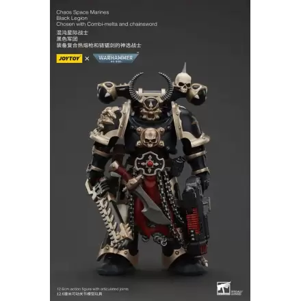 Warhammer 40k Action Figure Chaos Space Marines Black Legion Chosen with Combi-melta and chainsword 20 cm termékfotója