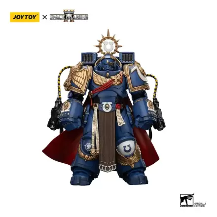 Warhammer 40k Action Figure Ultramarines Marneus Calgar Chapter Master with MKX Gravis Armour and Gauntlets of Ultramar 20 cm product photo