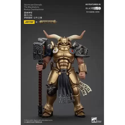 Warhammer Age of Sigmar Action Figure Stormcast Eternals The Blacktalons Rostus Oxen hammer 20 cm termékfotója