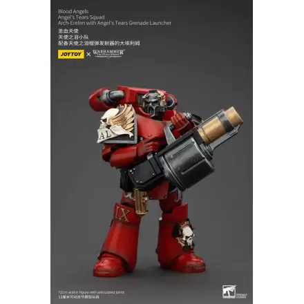 Warhammer The Horus Heresy Action Figure 1/18 Blood Angels Angel's Tears Squad Arch-Erelim with Angel's Tears Grenade Launcher 12 cm termékfotója