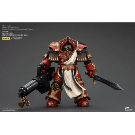 Warhammer The Horus Heresy Action Figure 1/18 Blood Angels Crimson Paladins Squad Crimson Paladin with Iliastus Assault Cannon 14 cm termékfotója