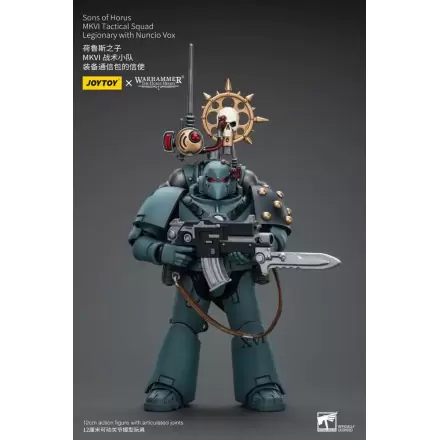 Warhammer The Horus Heresy Action Figure 1/18 Sons of Horus MKVITactical Squad Legionary with Nuncio Vox 12 cm product photo