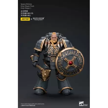 Warhammer The Horus Heresy Action Figure 1/18 Space Wolves Grey Slayer Pack Grey Slayer 1 12 cm termékfotója