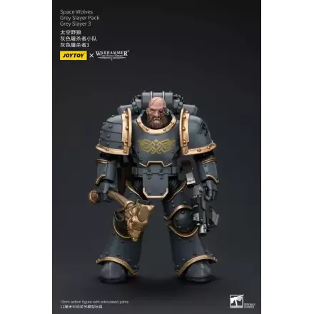 Warhammer The Horus Heresy Action Figure 1/18 Space Wolves Grey Slayer Pack Grey Slayer 3 12 cm termékfotója