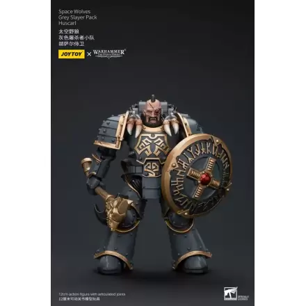 Warhammer The Horus Heresy Action Figure 1/18 Space Wolves Grey Slayer Pack Huscarl 12 cm termékfotója