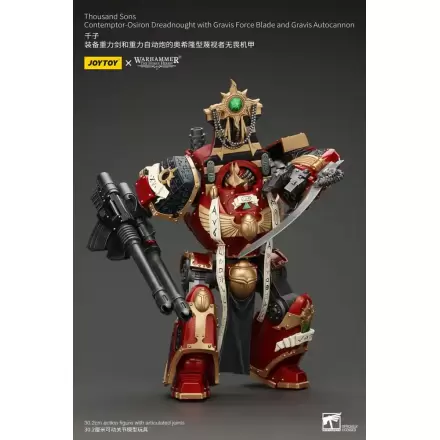 Warhammer The Horus Heresy Action Figure 1/18 Thousand Sons Contemptor-Osiron Dreadnought with Gravis Force Blade And Gravis Autocannon 30 cm termékfotója