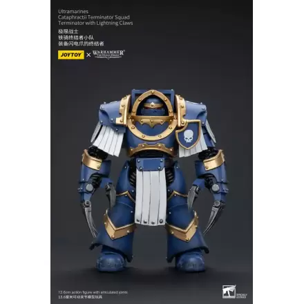 Warhammer The Horus Heresy Action Figure 1/18 Ultramarines Cataphractii Terminator Squad Terminator with Lightning Claws 14 cm termékfotója