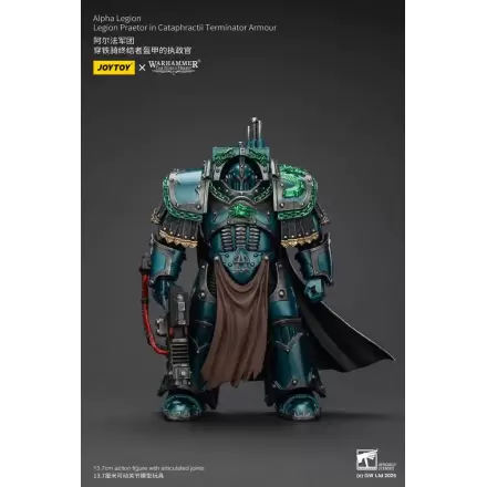 Warhammer The Horus Heresy Action Figure Alpha Legion Legion Praetor in Cataphractii Terminator Armour 18 cm product photo