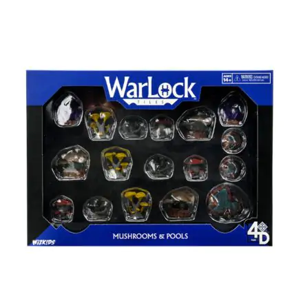 WarLock Tiles: Caverns Accessory - Mushrooms & Pools termékfotója