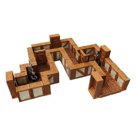 WarLock Tiles: Expansion Pack - Town & Village Straight Walls product photo