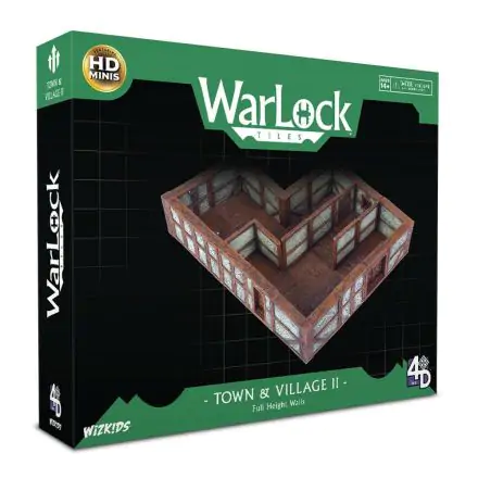 WarLock Tiles: Town & Village II - Full Height Plaster Walls product photo