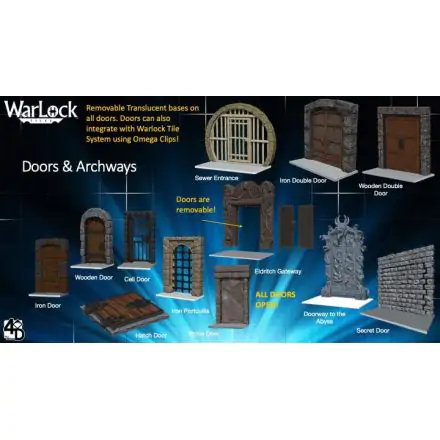WarLock™ Tiles: Doors & Archways product photo