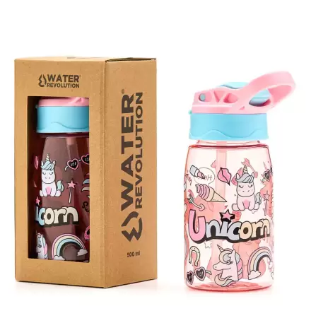 Watter Revolution tritan unicorn bottle 500ml product photo