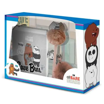 We Bare Bears diary + pen + pompon set product photo