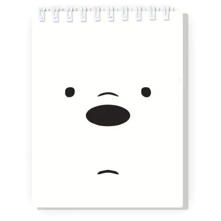 We Bare Bears Polar Bear notebook product photo