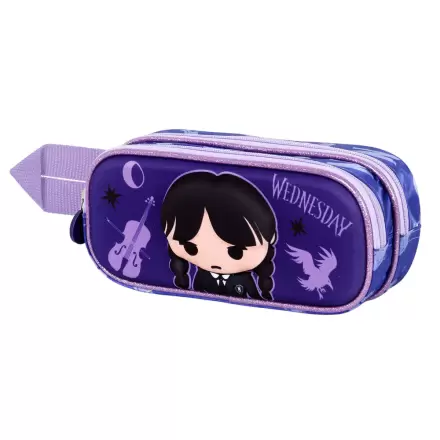 Wednesday chibi 3D double pencil case product photo