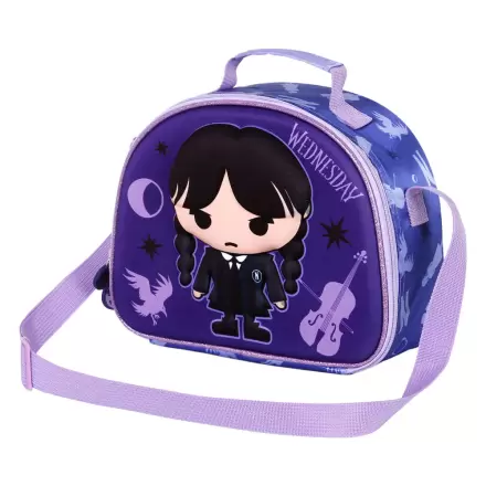 Wednesday chibi 3D lunch bag product photo