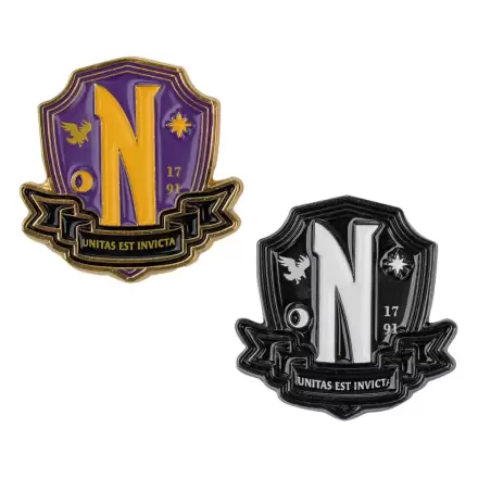 Wednesday Pins 2-Pack Nevermore Academy termékfotója