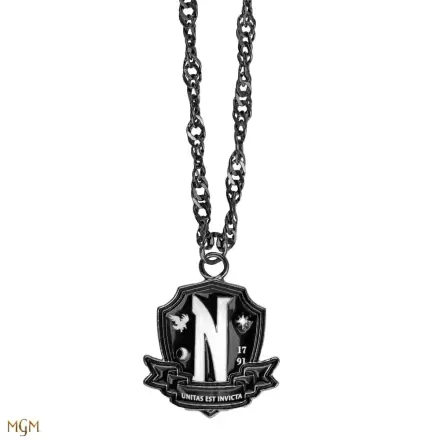 Wednesday Necklace with Pendant Nevermore Academy Black termékfotója