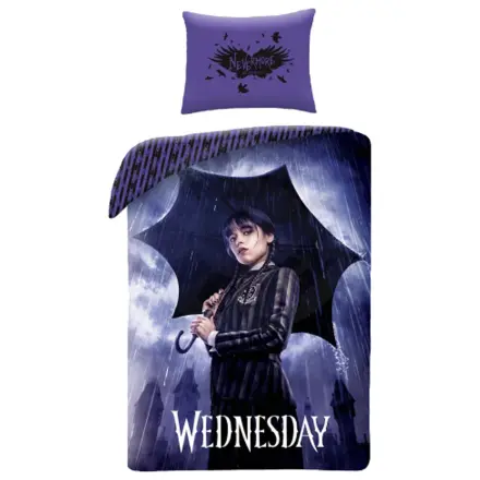 Wednesday Rainy Day microfiber duvet cover product photo