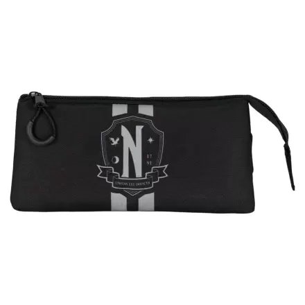 Wednesday School triple pencil case product photo