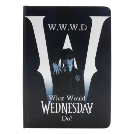 Wednesday A5 Notebook WWWD termékfotója