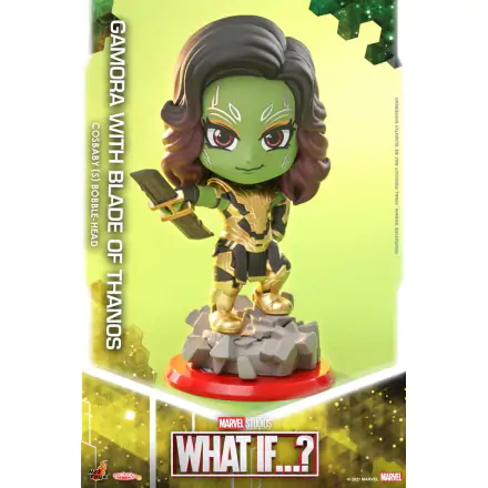 What If...? Cosbaby (S) Mini Figure Gamora (with Blade of Thanos) 10 cm termékfotója