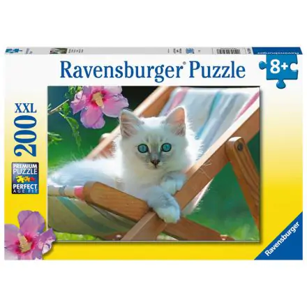 White kitty XXL puzzle 200pcs product photo