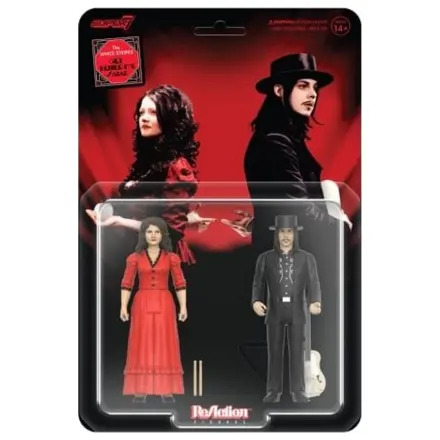 White Stripes ReAction Action Figures 2-Pack Wave 01 The White Stripes (Get Behind Me Satan) 10 cm product photo