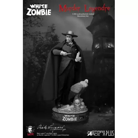 White Zombie Statue 1/4 Murder Legendre Monotone Ver. 52 cm product photo