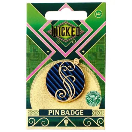 Wicked Blue Shiz Logo pin badge product photo