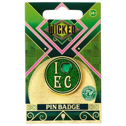 Wicked I Love Emerald City pin badge product photo