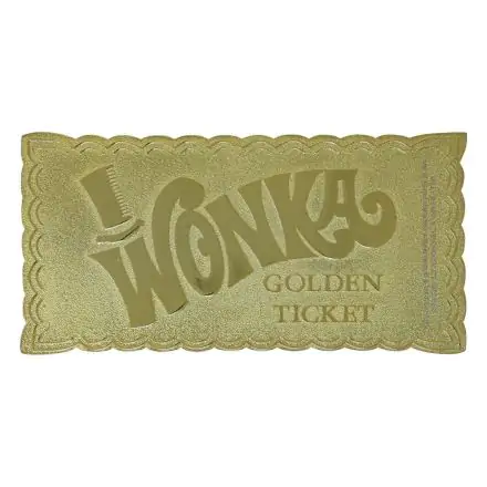 Willy Wonka & the Chocolate Factory Replica Mini Golden Ticket product photo