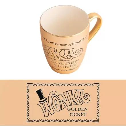 Willy Wonka Golden Ticket mug 350ml termékfotója