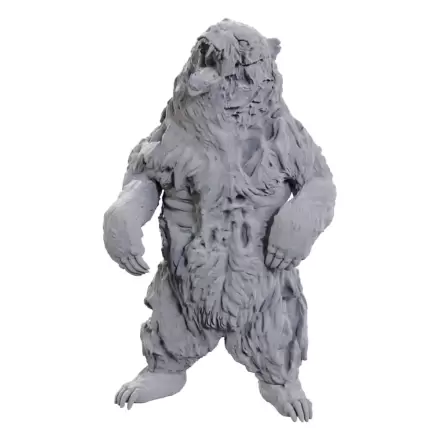 WizKids Deep Cuts Unpainted Miniature Zombie Grizzly Bear product photo
