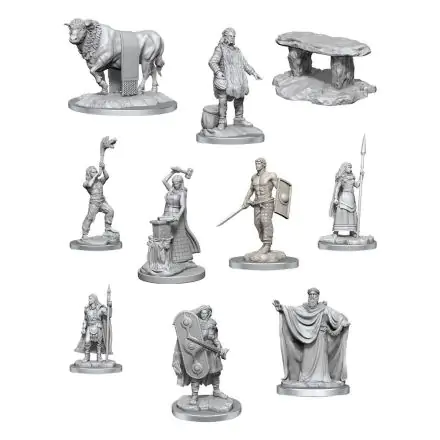 WizKids Deep Cuts Unpainted Miniatures Brigante Celts product photo