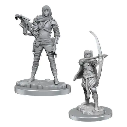 WizKids Deep Cuts Miniatures Unpainted Miniatures 2-Pack Human Rogue termékfotója