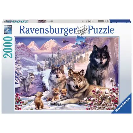 Wolves in the snow puzzle 2000pcs product photo