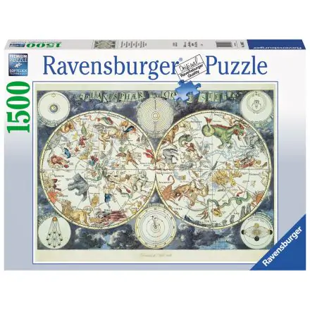 World Map of Fantastic Beasts puzzle 1500pcs product photo
