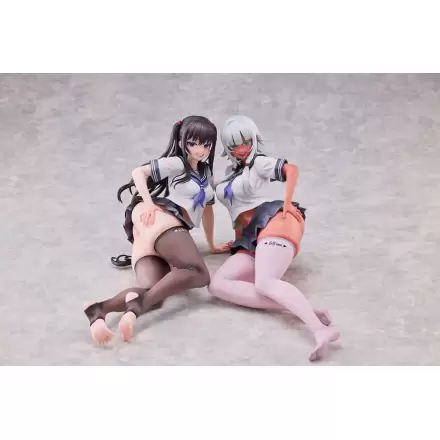 World Where the Thickness of a Girl's Thighs is Equal to Her Social Status Statues 1/5 Raura Aiza & Iroha Shishikura 14 cm termékfotója