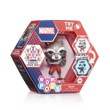WOW! POD Marvel Rocket Raccoon led figure product photo