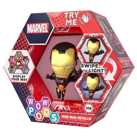 WOW! POD Marvel Iron Man Gold Metallic led figure termékfotója
