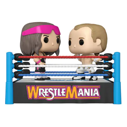 WWE POP Moment! Vinyl Figures 2-Pack Bret Hart vs Shawn Michaels 9 cm product photo