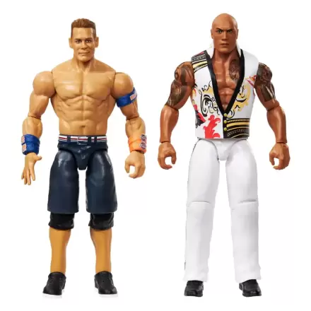 WWE Main Event Showdown Action Figures The Rock Final Boss vs John Cena 2-Pack 15 cm product photo