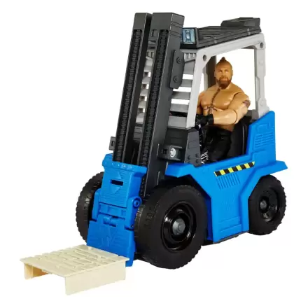 WWE Wrekkin' Vehicle Slam 'N Stack Forklift with Brock Lesnar Action Figure 15 cm termékfotója