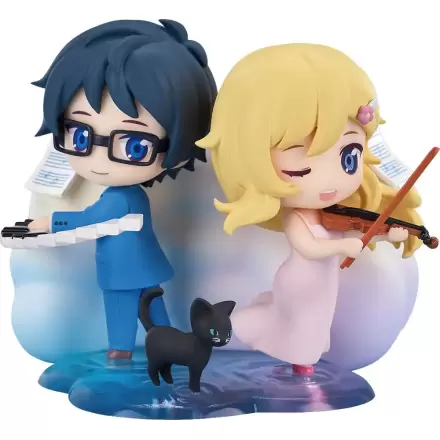 Your Lie in April Qset Mini Figure 2-Pack Kaori Miyazono & Kosei Arima 9 cm termékfotója