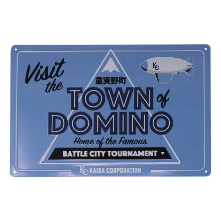 Yu-Gi-Oh! Tin Sign Domino Town product photo