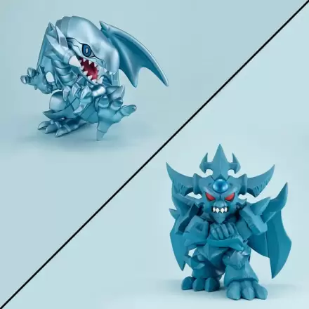 Yu-Gi-Oh! Duel Monsters Megatoon PVC Statue Blue Eyes White Dragon & Obelisk the Tormentor (with gift) termékfotója